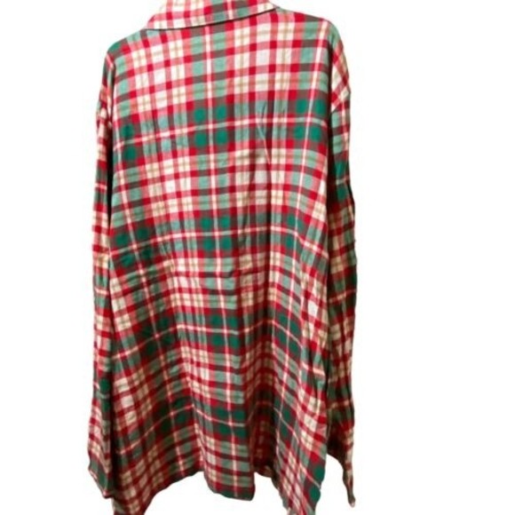 NWT Men’s Flannel Christmas Plaid 2 Pc Pajama Set Jammies For Your Families 3XLT - Picture 3 of 14